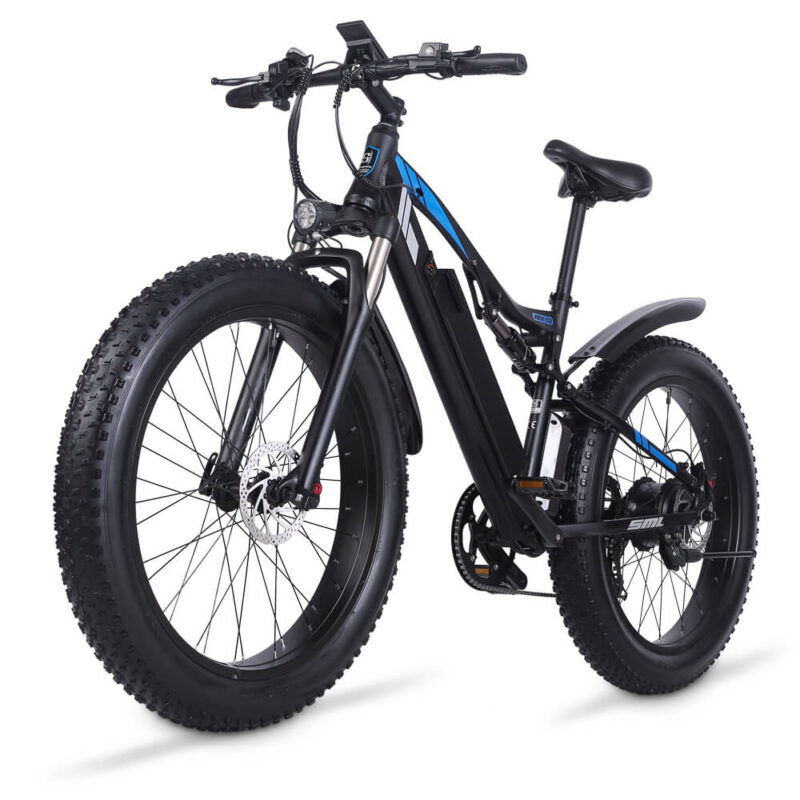 VTT électrique SHENGMILO MX03 26" 4" gros pneu 48 V 1000 W  – Image 3