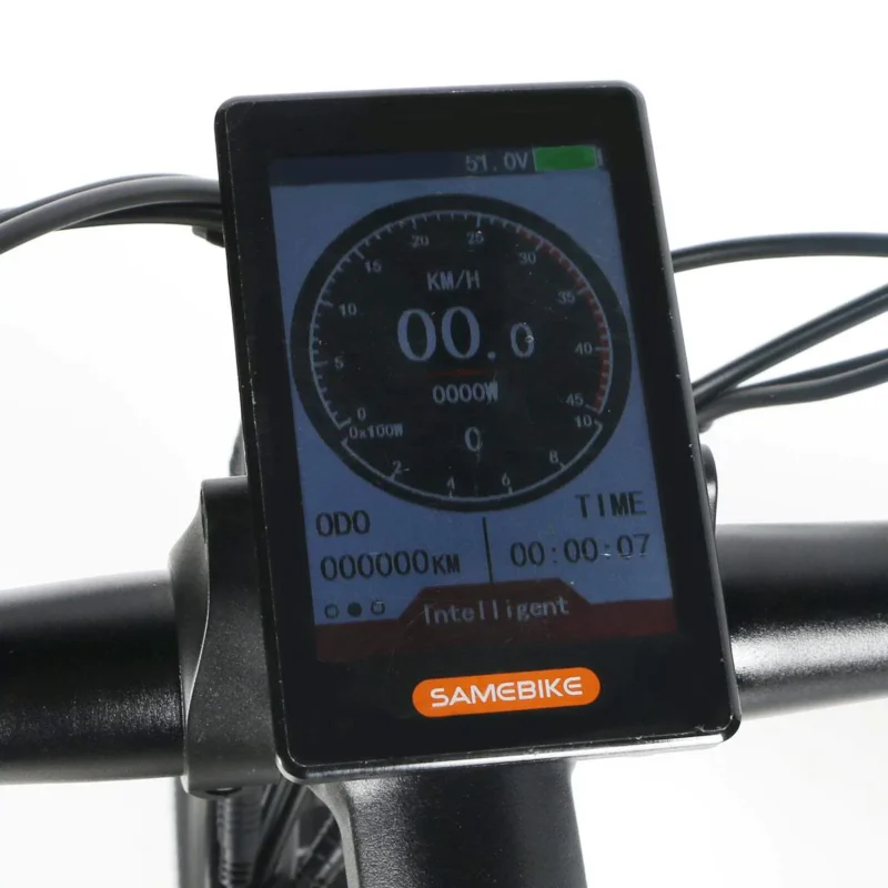 VTT électrique Samebike LO26-II 500W 26" 25km/h 70km Blanc – Image 6