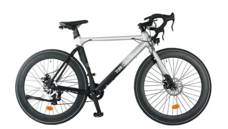 Vélo De Route électrique R2 250W 700 32C Pouces 36V 9.6Ah 32km/h 80km Argent
