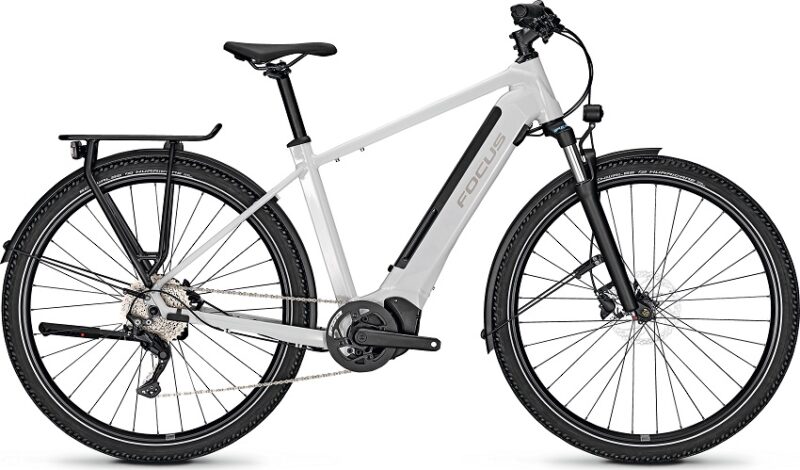 Vélo Électrique FOCUS PLANET² 6.8 625 Wh 29" 2023 cadre fermé blanc