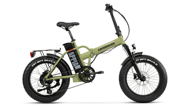 Vélo Électrique LOMBARDO APPIA 20" 48v 13ah/624Wh vert