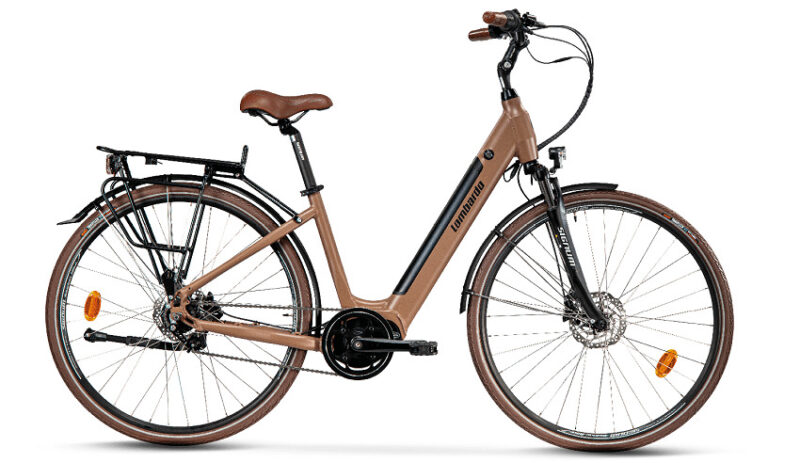 Vélo Électrique LOMBARDO MARATEA WOMAN 28" 36v 504Wh Marron