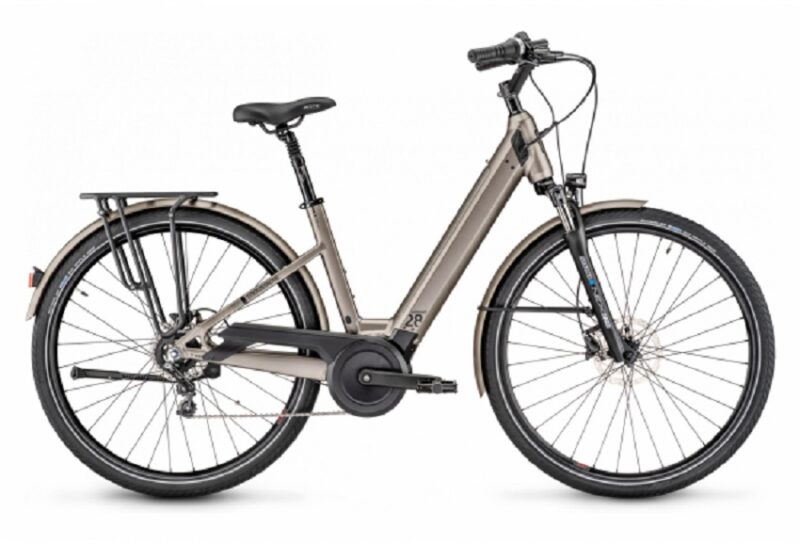 Vélo Électrique Moustache Samedi 28.3 Open Shimano, Nexus 2022 Titanium. mat