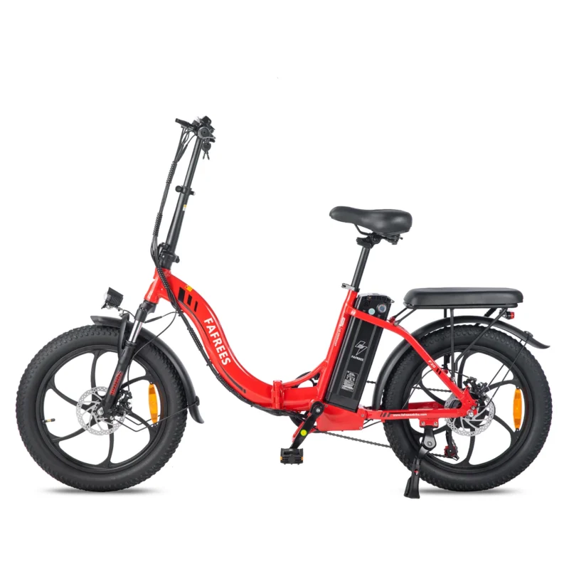 Vélo Électrique Pliable FAFREES F20 20 Pouces 250W 36V 15Ah 25km / h Rouge – Image 7