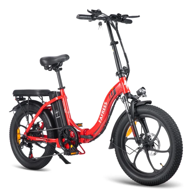 Vélo Électrique Pliable FAFREES F20 20 Pouces 250W 36V 15Ah 25km / h Rouge – Image 6