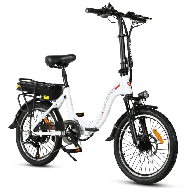 Vélo Électrique Pliable Samebike JG20 350W 20" 10Ah 25km/h 80km Noir – Image 3