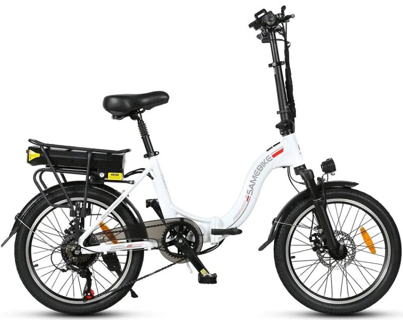 Vélo Électrique Pliable Samebike JG20 350W 20" 10Ah 25km/h 80km Noir – Image 10