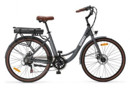 Vélo Electrique SURPASS 26'' Gris 6 Vitesses Batterie 10 Ah