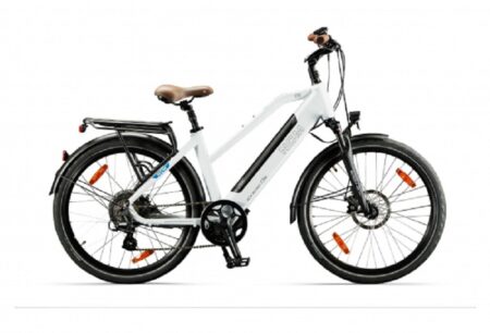 Vélo Electrique Trekking NCM Milano T3 - 48V 12Ah 576Wh - Blanc