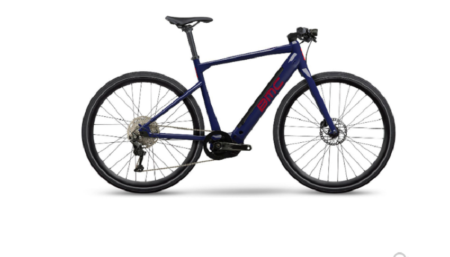 Vélo Fitness Électrique BMC Alpenchallenge AMP AL One Shimano Deore 11V 625 Wh 700 mm Bleu Ultramarine 2022