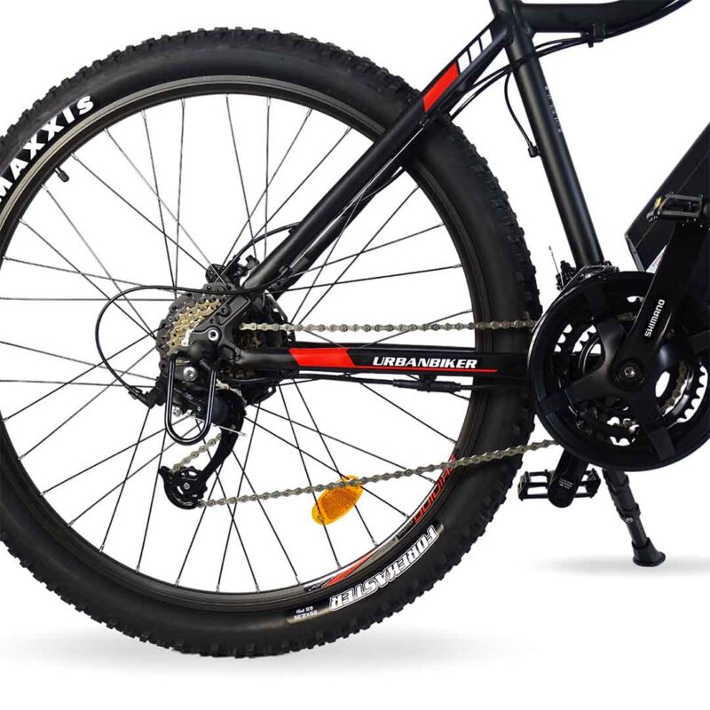 Vélo VTT électrique URBANBIKER Dakota Rouge - Batterie 840 Wh Moteur 250W – Image 6
