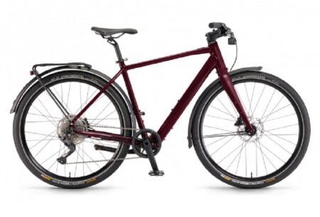 Vélo de Fitness Électrique Winora E-Flitzer Shimano Deore 10V 250 Wh 27.5'' Rouge Cherry 2022