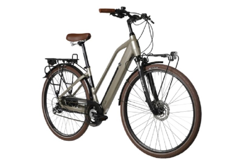 Vélo de Ville Électrique Bicyklet Camille Shimano Acera/Altus 8V 504 Wh 700 mm Gris – Image 2
