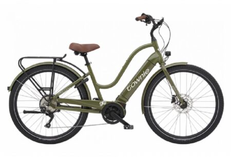 Vélo de Ville Electrique Electra Townie Path Go 10D EQ Step-Thru 27.5' 500Wh Shimano Deore 10V Vert 2021