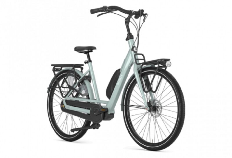 Vélo de Ville Électrique Gazelle Bloom C7 HMS Shimano Nexus 7V 630 Wh Vert Olive 2022 – Image 2