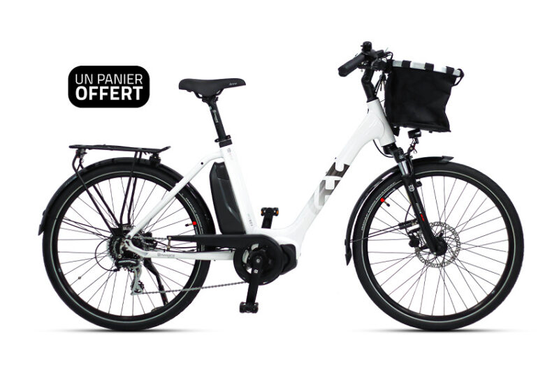Vélo de Ville Électrique Husqvarna ECO CITY EC1 418WH 28" + panier offert 2022