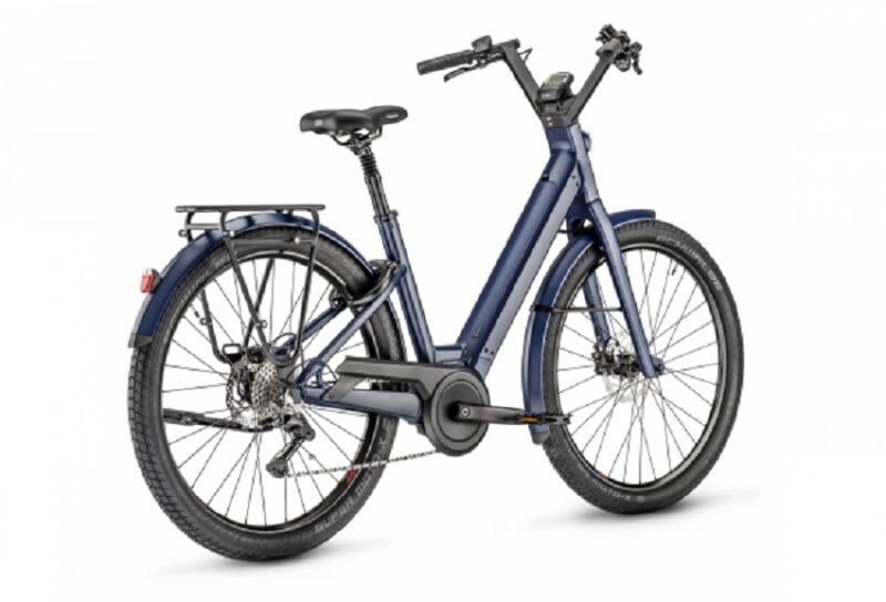 Vélo de Ville Électrique Moustache Lundi 27.1 Shimano Deore 10V 400 Wh 27.5'' Bleu Minuit 2021 – Image 2