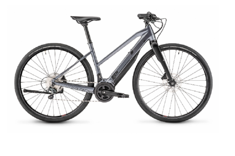 Vélo de Ville Électrique Moustache Vendredi 28.1 Open Shimano Tiagra 10V Gris