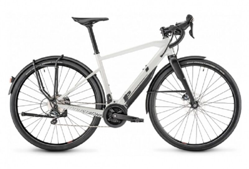 Vélo de Ville Électrique Sportif Moustache Friday 28.7 Shimano Tiagra 10V 500 Wh 700 mm Blanc