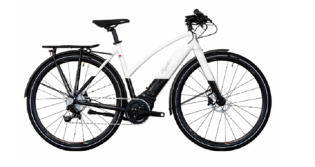 Vélo de Ville Électrique Stajvélo Nomades Sram GX 11V 500 Wh 700 mm Blanc 2022