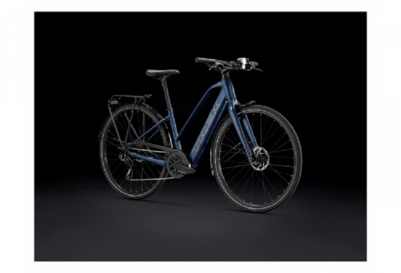Vélo de Ville Électrique Trek FX+ 2 Shimano Altus 9V 250 Wh 700 mm Bleu Mulsanne 2023 – Image 2