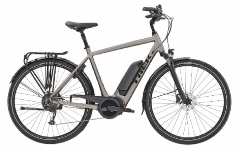 Vélo de Ville Électrique Trek VERVE+ 2 Shimano Altus 9V 400wh Argent 2023