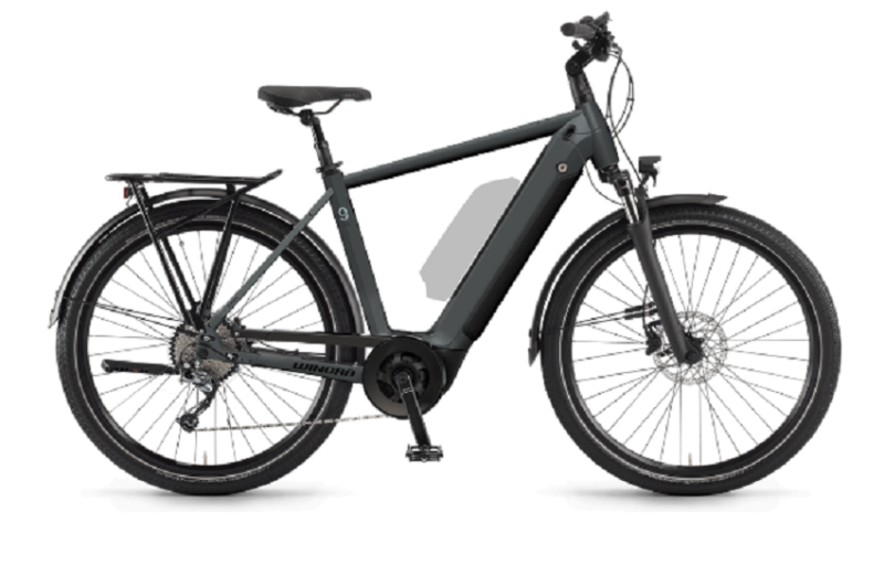 Vélo de Ville Électrique Winora Sinus 9 Shimano Alivio 9V 625 Wh 650b Gris 2022