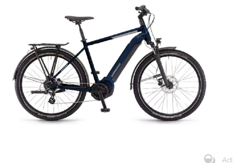 Vélo de Ville Électrique Winora Yucatan 8 Gent Shimano Altus/Acera 8V 630 Wh 27.5'' Bleu Nuit 2022