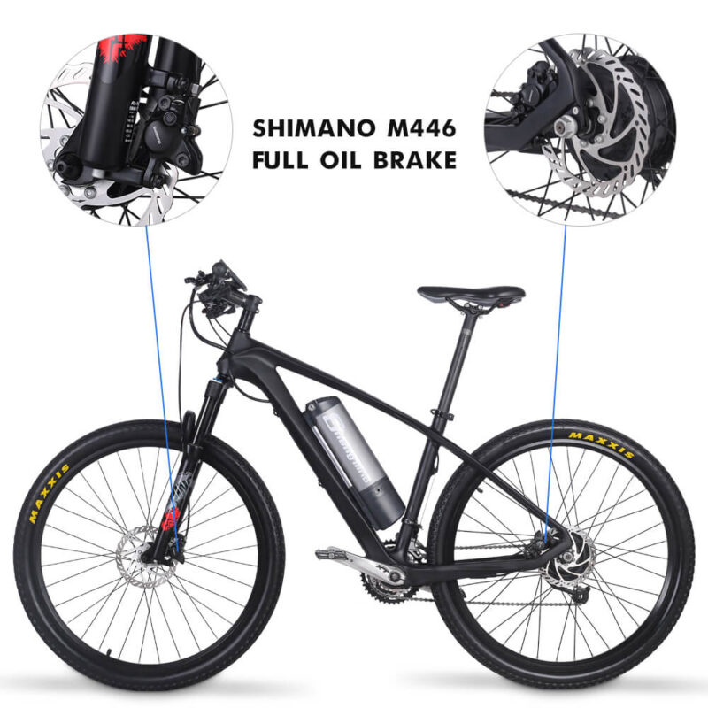 Vélo de montagne électrique Shengmilo M50 27.5 pouces moteur 250W batterie 36V9.6 AH – Image 5