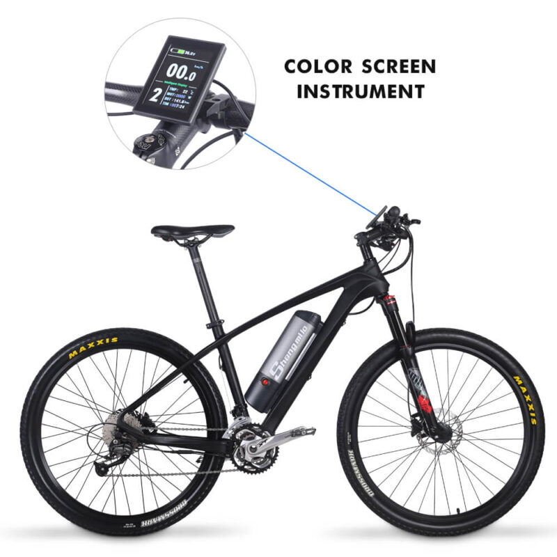 Vélo de montagne électrique Shengmilo M50 27.5 pouces moteur 250W batterie 36V9.6 AH – Image 4