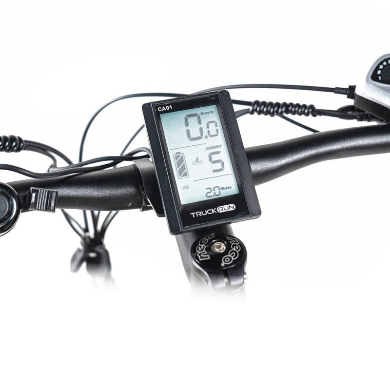 Vélo de ville électrique Bezior XF800 500W Batterie 48V 13Ah noir bleu – Image 4
