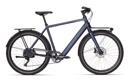 Vélo de ville électrique Coboc Bristol DMT bleu