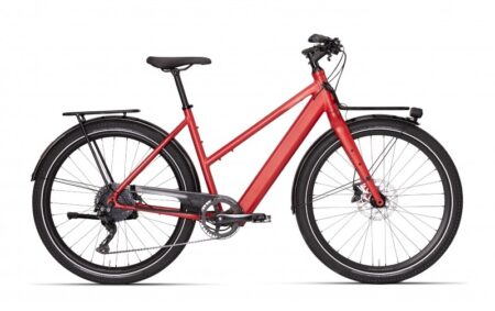 Vélo de ville électrique Coboc Bristol TPZ rouge