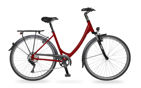 Vélo de ville musculaire VDV A 200 bas palermo rouge