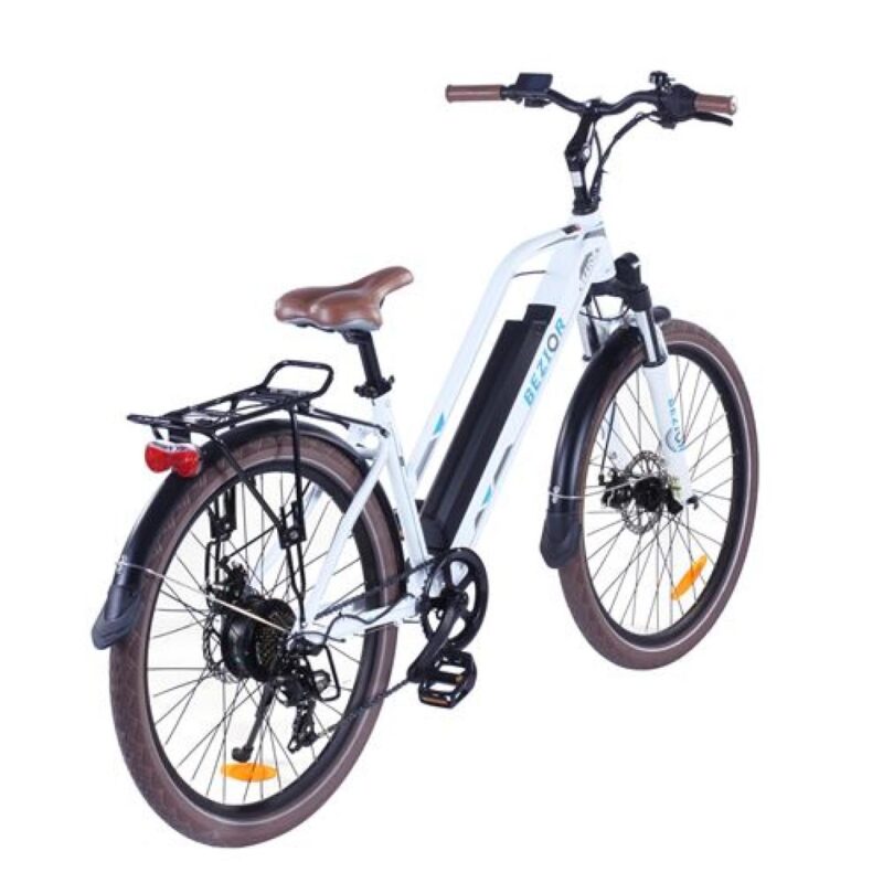 Vélo électrique Bezior M2 250W 25km/h - blanc – Image 2
