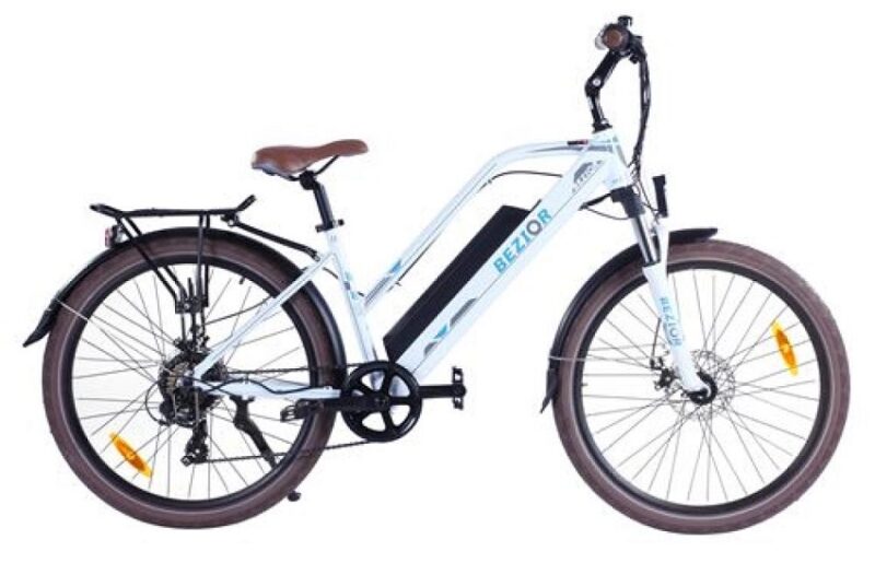 Vélo électrique Bezior M2 250W 25km/h - blanc