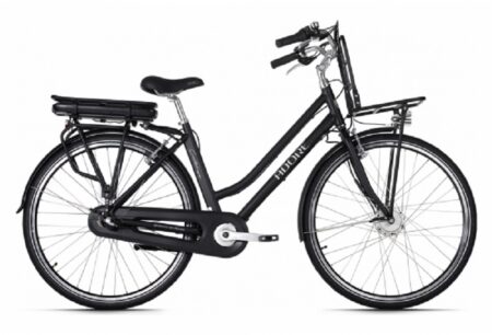 Vélo électrique E-Bike Alu Femme 28 Cantaloupe Noir 36 V/10,4 Ah Adore