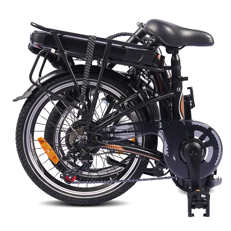 Vélo électrique FAFREES 20F054 20'' 250W 36V 25 km/h 10AH Noir – Image 5