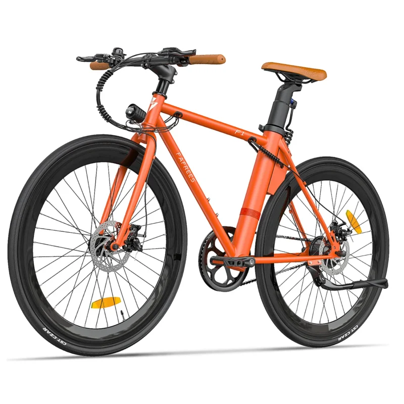 Vélo électrique FAFREES F1 36V 8.7Ah 250W Vélo de route 25km/h Pneu 700C 28C Orange – Image 14