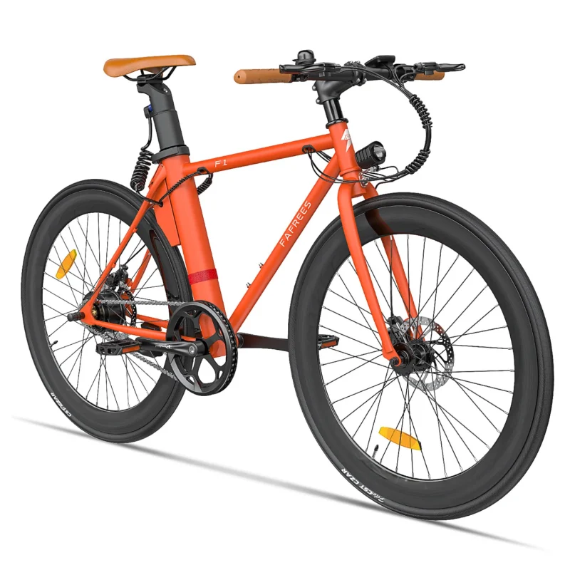 Vélo électrique FAFREES F1 36V 8.7Ah 250W Vélo de route 25km/h Pneu 700C 28C Orange – Image 11
