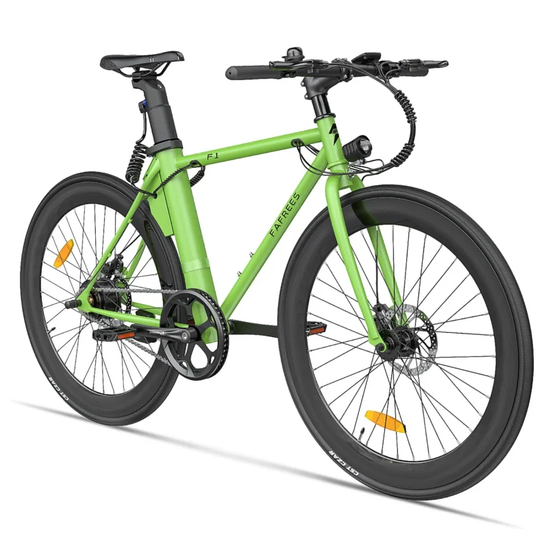 Vélo électrique FAFREES F1 36V 8.7Ah 250W Vélo de route 25km/h Pneu 700C 28C Vert – Image 9