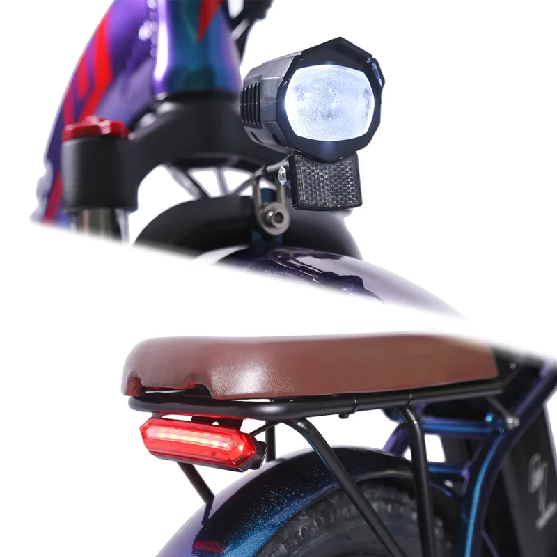 Vélo électrique FAFREES F20 Pro 36V 18AH 250W - Bleu aurore – Image 5