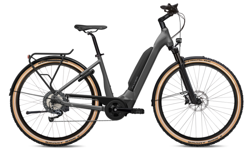 Vélo électrique Flyer UPSTREET5 3.12 28"- 630WH 2022 Blanc – Image 3