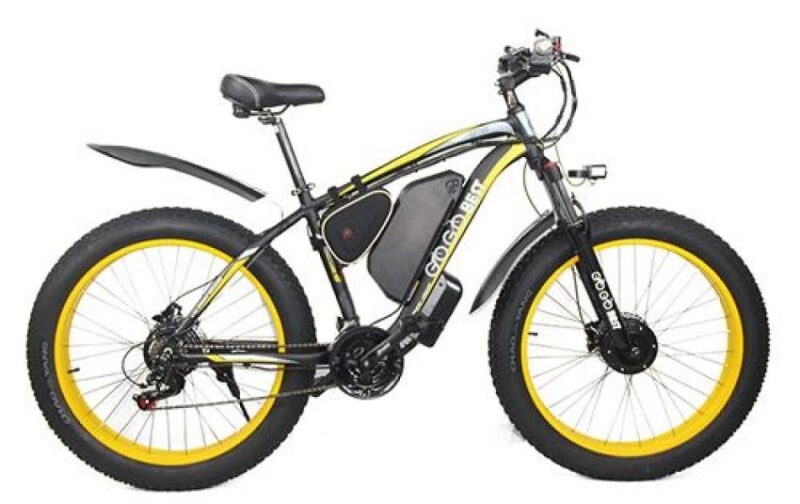 Vélo électrique GOGOBEST GF700 50km/h 500W Noir vert – Image 7