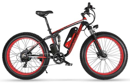 Vélo électrique de montagne Cyrusher XF800 fatbike 750W 13Ah rouge