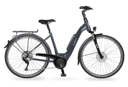 Vélo électrique de ville AEB 400 Alivio Ouvert Basalte Volcanique