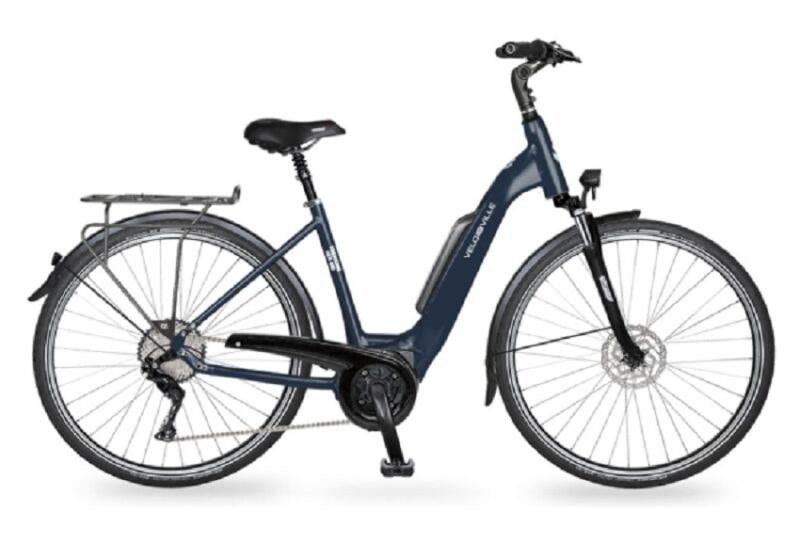 Vélo électrique de ville AEB 400 Alivio Ouvert Bleu Nuit