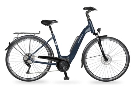 Vélo électrique de ville AEB 800 Alivio Ouvert Bleu Nuit