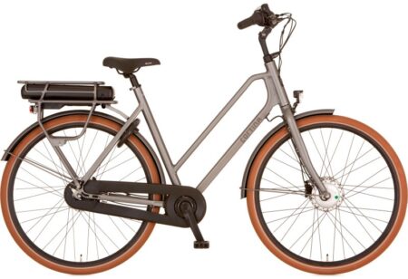 Vélo électrique de ville CORTINA E-Foss N8 cadre bas gris