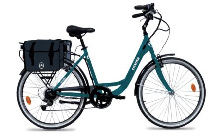 Vélo électrique de ville Citroën E-City Lady bleu